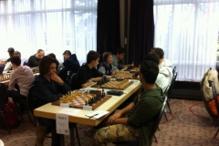Die U16 am Brett
